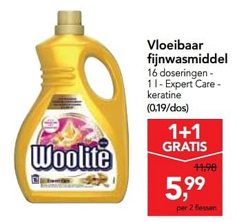 Promoties Vloeibaar fijnwasmiddel expert care - keratine - Woolite - Geldig van 03/01/2018 tot 16/01/2018 bij Makro