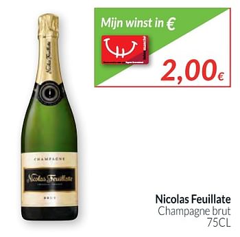 Promoties Nicolas feuillate champagne - Champagne - Geldig van 02/01/2018 tot 31/01/2018 bij Intermarche