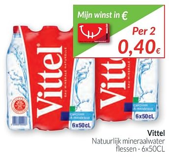 Promoties Vittel natuurlijk mineraalwater - Vittel - Geldig van 02/01/2018 tot 31/01/2018 bij Intermarche