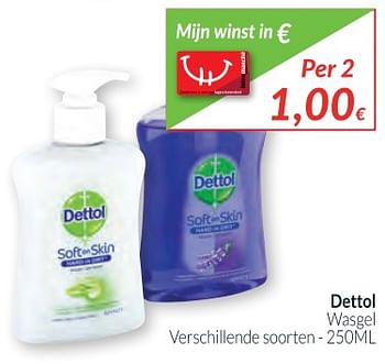 Promoties Dettol wasgel - Dettol - Geldig van 02/01/2018 tot 31/01/2018 bij Intermarche
