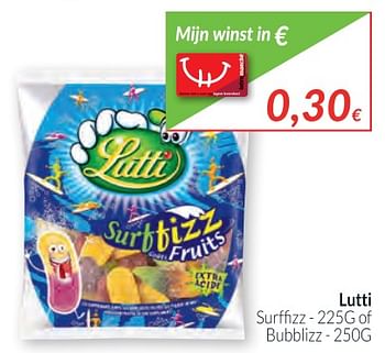 Promoties Lutti surffizz of bubblizz - Lutti - Geldig van 02/01/2018 tot 31/01/2018 bij Intermarche
