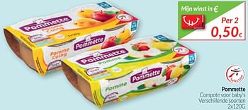 Promoties Pommette compote voor baby`s - Pommette - Geldig van 02/01/2018 tot 31/01/2018 bij Intermarche