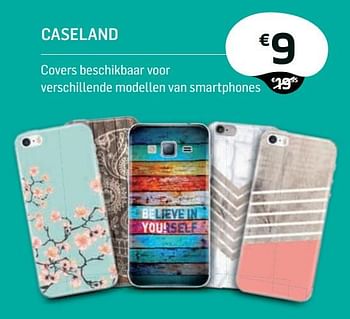 Promoties Caseland covers beschikbaar voor verschillende modellen van smartphones - Caseland - Geldig van 01/01/2018 tot 31/01/2018 bij Base