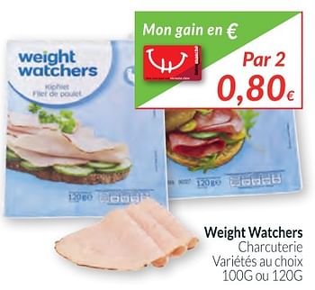 Promotions Weight watchers charcuterie - Weight Watchers - Valide de 02/01/2018 à 31/01/2018 chez Intermarche