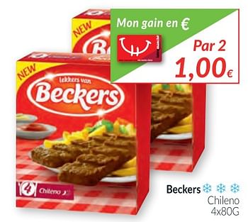 Promoties Beckers chileno - Beckers - Geldig van 02/01/2018 tot 31/01/2018 bij Intermarche