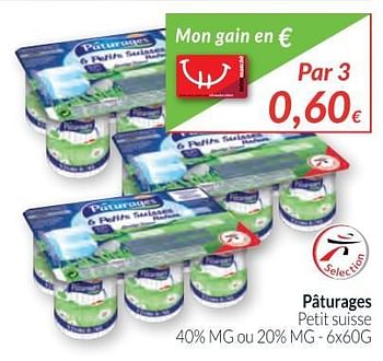 Promoties Pâturages petit suisse - Paturages - Geldig van 02/01/2018 tot 31/01/2018 bij Intermarche