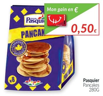 Promotions Pasquier pancakes - Pasquier - Valide de 02/01/2018 à 31/01/2018 chez Intermarche