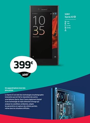 Promotions Sony xperia xz - Sony - Valide de 01/01/2018 à 31/01/2018 chez Base