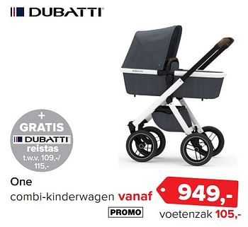 Promoties One combi-kinderwagen - Dubatti  - Geldig van 03/01/2018 tot 31/01/2018 bij Baby-Dump
