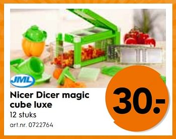 kabel Componeren ga winkelen JML Nicer dicer magic cube luxe - Promotie bij Blokker