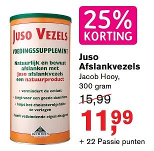 Promoties Juso afslankvezels jacob hooy - Jacob Hooy - Geldig van 02/01/2018 tot 21/01/2018 bij Holland & Barret