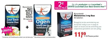 Promoties Melatonine 3 mg duo - Lucovitaal - Geldig van 02/01/2018 tot 21/01/2018 bij Holland & Barret