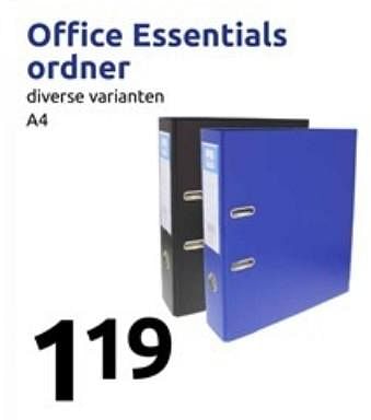 Ritmisch graven laag Office Essentials Office essentials ordner - Promotie bij Action