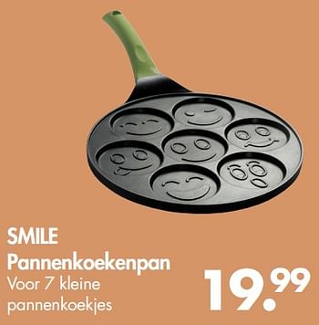 Promoties Smile pannenkoekenpan - Huismerk - Casa - Geldig van 02/01/2018 tot 28/01/2018 bij Casa