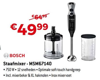 golf Mediaan hoofdzakelijk Bosch Bosch staafmixer - msm67140 - Promotie bij Exellent