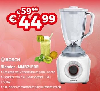 Promotions Bosch blender - mmb21p0r - Bosch - Valide de 03/01/2018 à 31/01/2018 chez Exellent