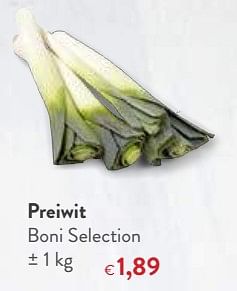 Promoties Preiwit boni selection - Boni - Geldig van 03/01/2018 tot 16/01/2018 bij OKay