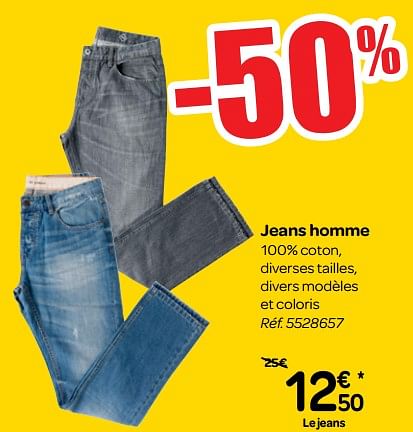 promo jean homme