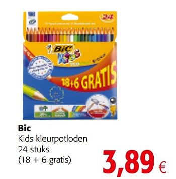 Promoties Bic kids kleurpotloden - BIC - Geldig van 03/01/2018 tot 16/01/2018 bij Colruyt