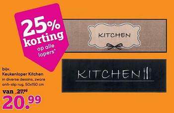 Bakker Keukenloper kitchen Promotie bij Leen Bakker
