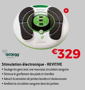 Promoties Actegy stimulation électronique - revitive - Actegy health - Geldig van 03/01/2018 tot 31/01/2018 bij Exellent