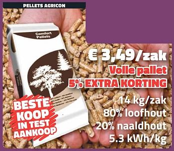 Promoties Pellets agricon - Agricon - Geldig van 07/01/2018 tot 31/01/2018 bij Bouwcenter Frans Vlaeminck