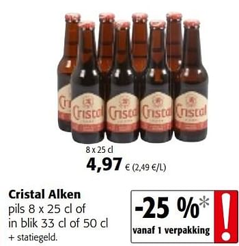 Promoties Cristal alken - Cristal - Geldig van 03/01/2018 tot 16/01/2018 bij Colruyt