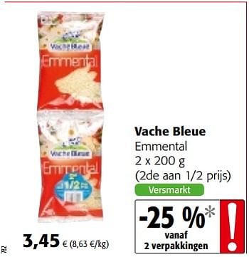 Promoties Vache bleue emmental - Vache bleue - Geldig van 03/01/2018 tot 16/01/2018 bij Colruyt