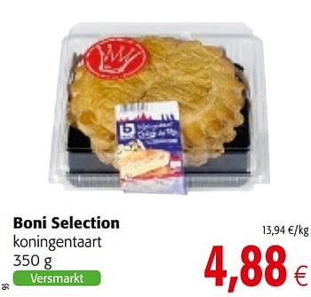 Promoties Boni selection koningentaart - Boni - Geldig van 03/01/2018 tot 16/01/2018 bij Colruyt