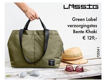 Promoties Lassig green label verzorgingstas bente khaki - Lassig - Geldig van 04/01/2018 tot 28/02/2018 bij Multi Bazar