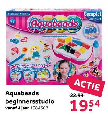 Promoties Aquabeads beginnersstudio - Aquabeads - Geldig van 03/01/2018 tot 31/01/2018 bij Bart Smit