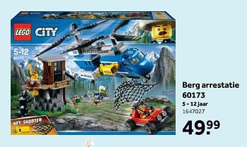 Promotions Berg arrestatie 60173 - Lego - Valide de 03/01/2018 à 31/01/2018 chez Bart Smit