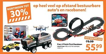 Promoties Cars 3 finish first racebaan - Car Care - Geldig van 03/01/2018 tot 31/01/2018 bij Bart Smit
