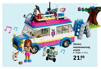 Promoties Olivia`s missievoertuig 41333 - Lego - Geldig van 03/01/2018 tot 31/01/2018 bij Bart Smit