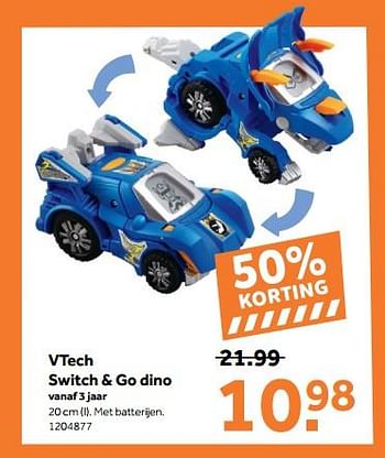 Promoties Vtech switch + go dino - Vtech - Geldig van 03/01/2018 tot 31/01/2018 bij Bart Smit