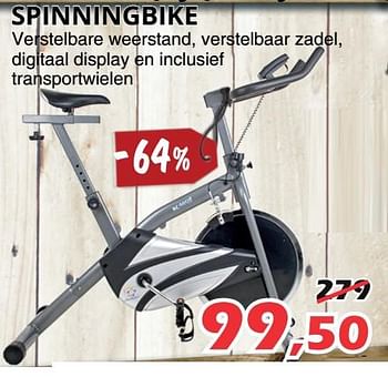 Promoties Spinningbike - Huismerk - Itek - Geldig van 03/01/2018 tot 21/01/2018 bij Itek
