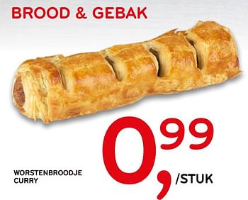 Promoties Worstenbroodje curry - Huismerk - C&B - Geldig van 10/01/2018 tot 16/01/2018 bij C&B