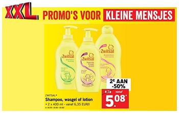 Promotions Shampoo, wasgel of lotion - Zwitsal - Valide de 15/01/2018 à 20/01/2018 chez Lidl