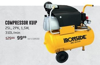 Promoties Ironside compressor kuip - Ironside - Geldig van 02/01/2018 tot 28/01/2018 bij Freetime