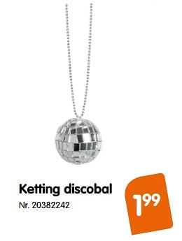 Promoties Ketting discobal - Huismerk - Fun - Geldig van 02/01/2018 tot 19/02/2018 bij Fun