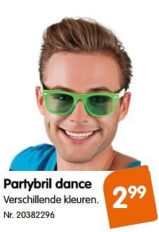 Promoties Partybril dance - Huismerk - Fun - Geldig van 02/01/2018 tot 19/02/2018 bij Fun