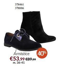 Promotions Armistice dames schoenen - Armistice - Valide de 08/01/2018 à 31/01/2018 chez Berca