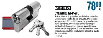 Promotions Cylindre m-p-wl meno - Meno - Valide de 02/01/2018 à 28/02/2018 chez Meno Pro