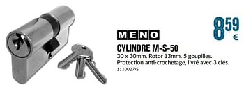 Promoties Cylindre m-s-50 meno - Meno - Geldig van 02/01/2018 tot 28/02/2018 bij Meno Pro