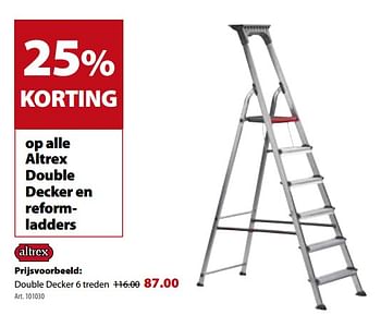 Promoties Altrex double decker - Altrex - Geldig van 17/01/2018 tot 29/01/2018 bij Gamma