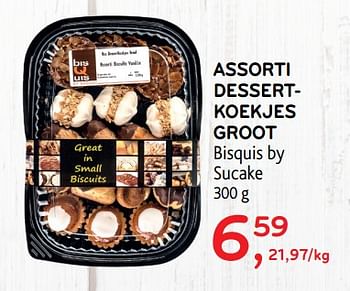 Promoties Assorti dessertkoekjes groot - Huismerk - Alvo - Geldig van 17/01/2018 tot 30/01/2018 bij Alvo