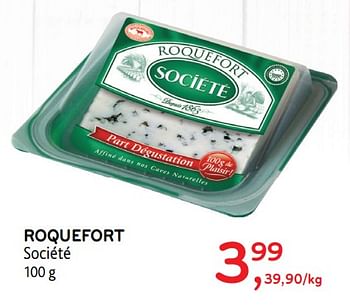 Promotions Roquefort societe - Société - Valide de 17/01/2018 à 30/01/2018 chez Alvo