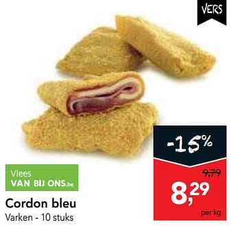 Promoties Cordon bleu - Huismerk - Makro - Geldig van 17/01/2018 tot 30/01/2018 bij Makro