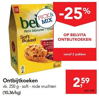 Promoties Ontbijtkoeken soft - Belvita - Geldig van 17/01/2018 tot 30/01/2018 bij Makro