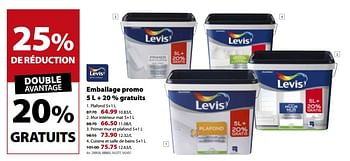 Promoties Emballage promo plafond - Levis - Geldig van 17/01/2018 tot 29/01/2018 bij Gamma